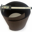 Feutrine technique 4 mm, 550 g/m², largeur 155 cm, marron