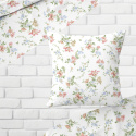 Linge de lit en flanelle avec fermeture, couleur Blanche, 140x200 cm