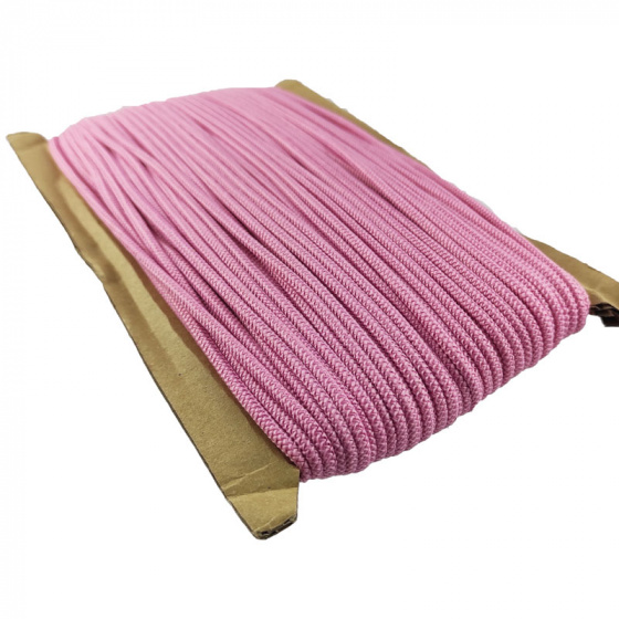 Corde élastique couleur rose 3 mm 50 m