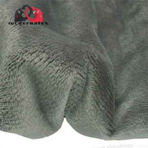 Tissu minky fausse fourrure, 320 g/m², largeur 160 cm, au métre gris Tissu minky fausse fourrure, 320 g/m², largeur 160 cm, au métre gris