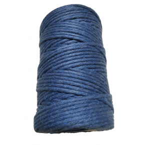 Ficelle de coton couleur bleu 40 m