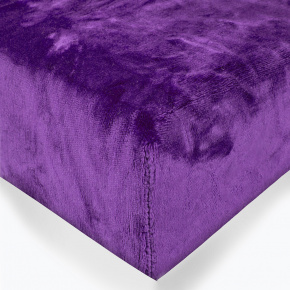 Drap microflanelle couleur violet 140x200