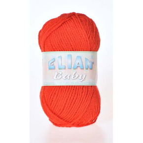 Les fils à tricoter  ELIAN BABY 207 červená