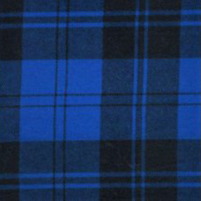 Tissu flanelle de coton à careaux 8x8 cm bleu-noir