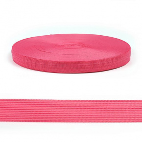Bande ourlet polyester 20 mm  couleur neo rose