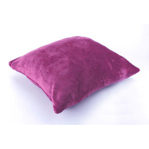 Housse d'oreiller en micro peluche - UNI violet - 40X40cm