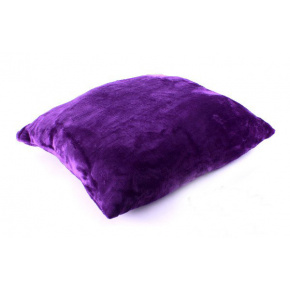 Housse d'oreiller en micro peluche - UNI violet fn. 40 x 40 cm