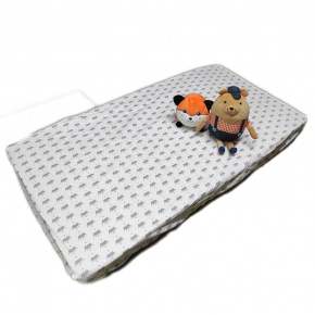 Drap de lit en coton à caoutchouc 120 x 60 cm 