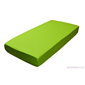 Drap de lit en coton à caoutchouc 120 x 60 cm vert