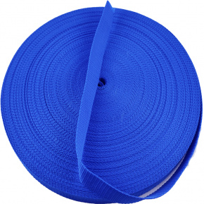 Ruban polypropylène renforcé pour sacs 30 mm couleur chaber (50 m)