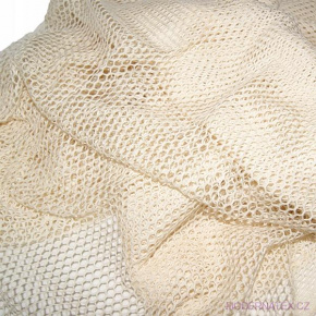 Tissu ilet cotton, 100% coton, petite maille 2x2 mm.
