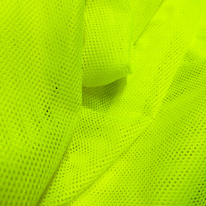 Tissu filet mesh, 100% polyester, couleur jaune 2x2 mm