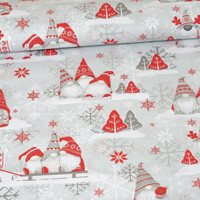 Tissus en coton de Noël au mètre, 160 cm motif Noël 1451